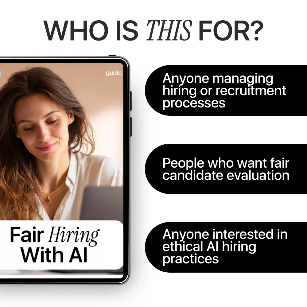 Fair Hiring With AI: Digital Guide, eBook & Checklist for Bias-Free Recruitment, Resume Screening, Interview Question Generation, and Ethical AI Hiring Practices - Image 6