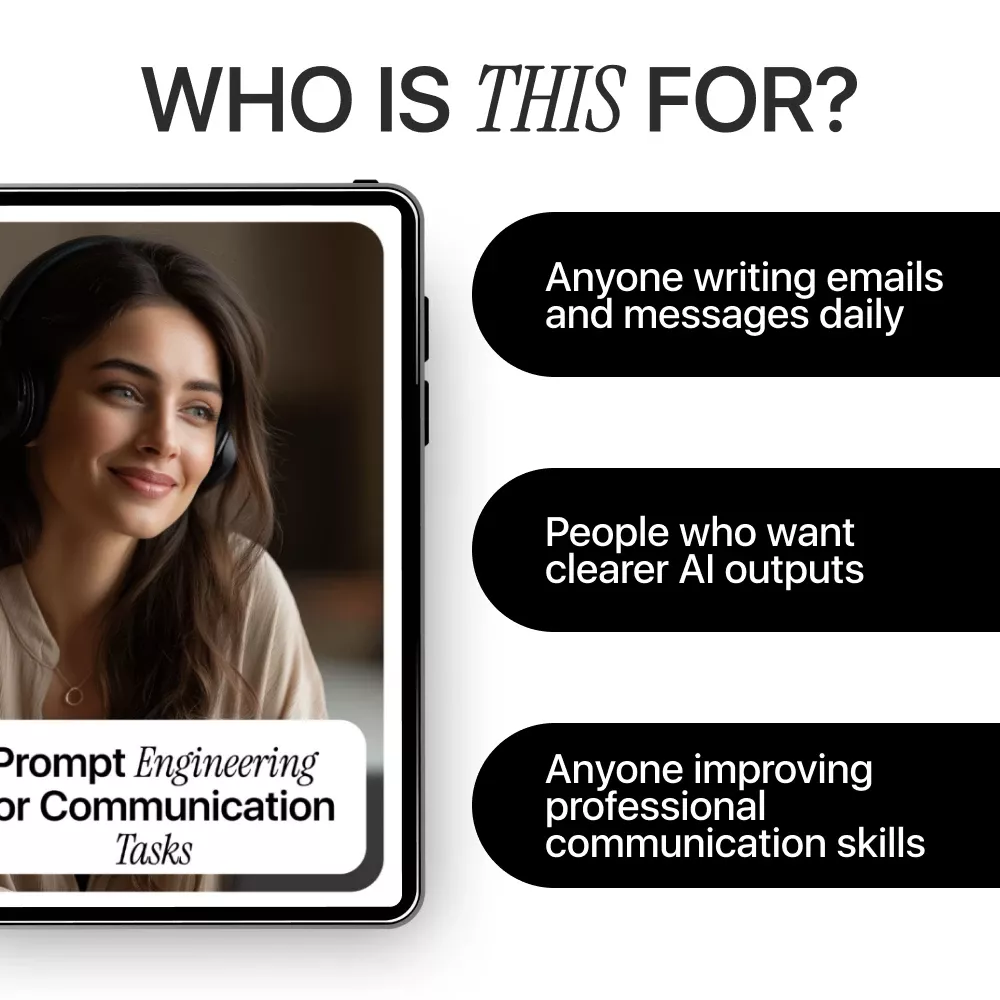 Prompt Engineering for Communication Tasks | Practical AI Guide for Emails, Marketing Copy & Professional Messaging - Image 6