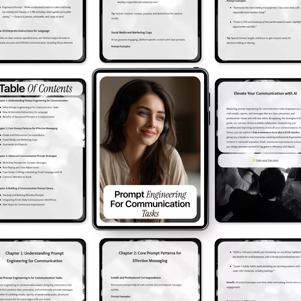 Prompt Engineering for Communication Tasks | Practical AI Guide for Emails, Marketing Copy & Professional Messaging - Image 5