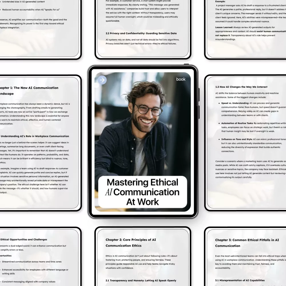 Mastering Ethical AI Communication at Work – Practical eBook Guide to ai communication ethics at work for Modern Teams & Leaders - Image 5