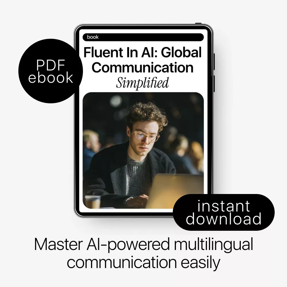 Fluent in AI: Global Communication Simplified | Practical Ebook for ai multilingual communication help, Prompts, Tools & Global Teams - Image 3