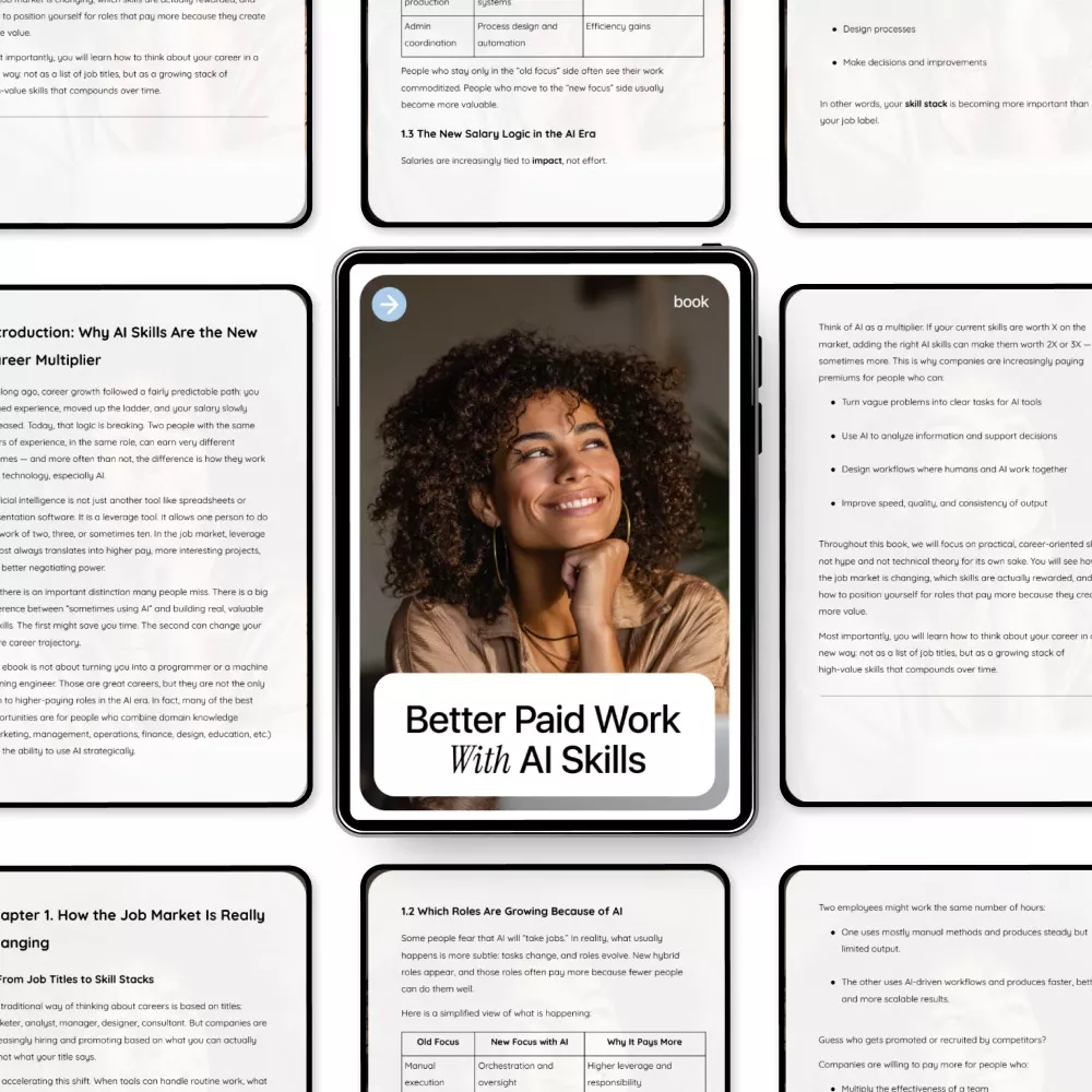 Better Paid Work with AI Skills – High-Paying Career Growth eBook, Digital Download | AI Skills for Higher Paying Roles | Modern Job Market eBook - Image 5