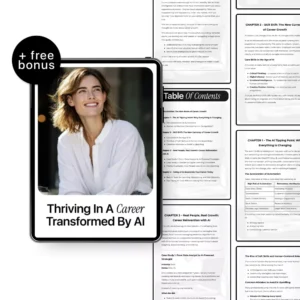 Thriving in a Career Transformed by AI | Ebook Guide on how ai affects career growth, Skills, Upskilling & Future-Proof Careers