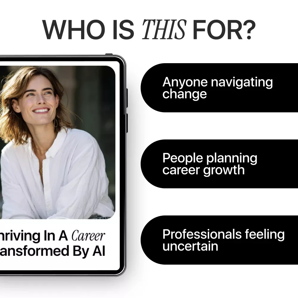 Thriving in a Career Transformed by AI | Ebook Guide on how ai affects career growth, Skills, Upskilling & Future-Proof Careers - Image 6