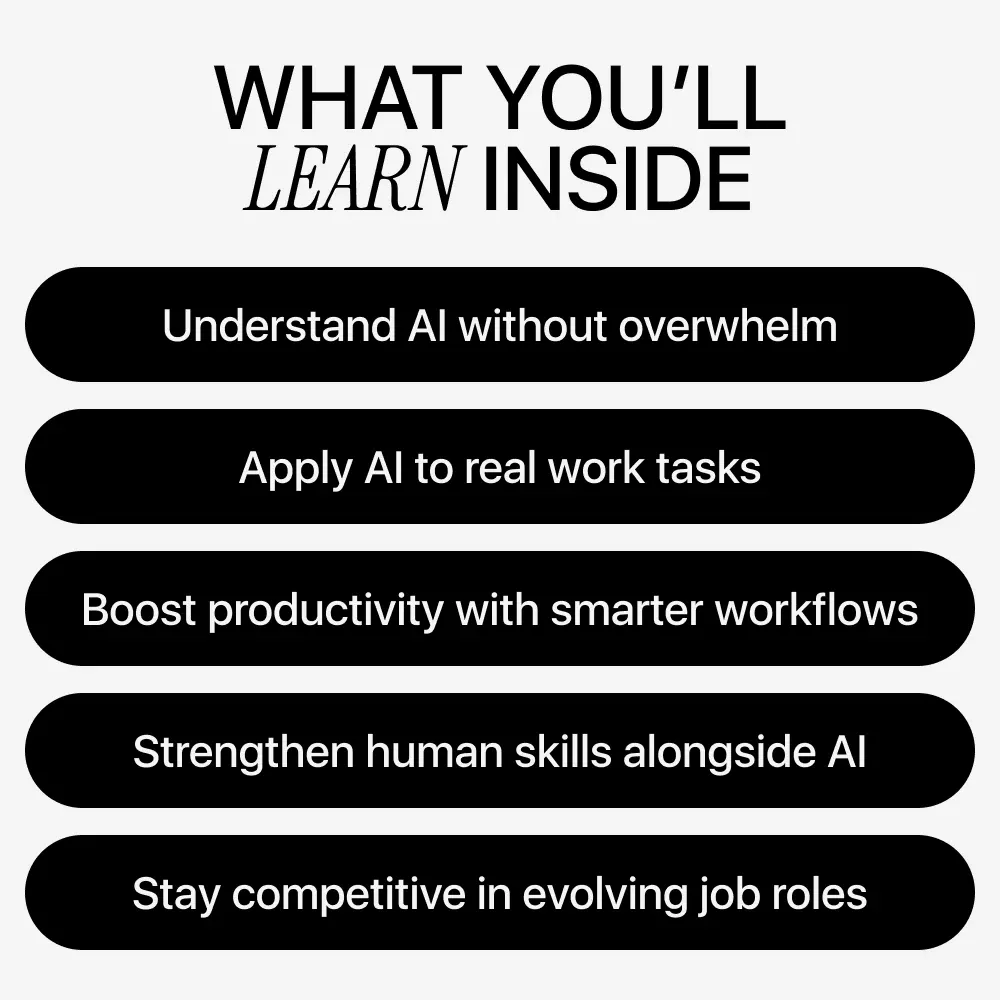 AI Skills for the Workplace – Practical AI Guide for Career Growth, Digital Download eBook for Professionals, Future-Ready Work Skills - Image 4